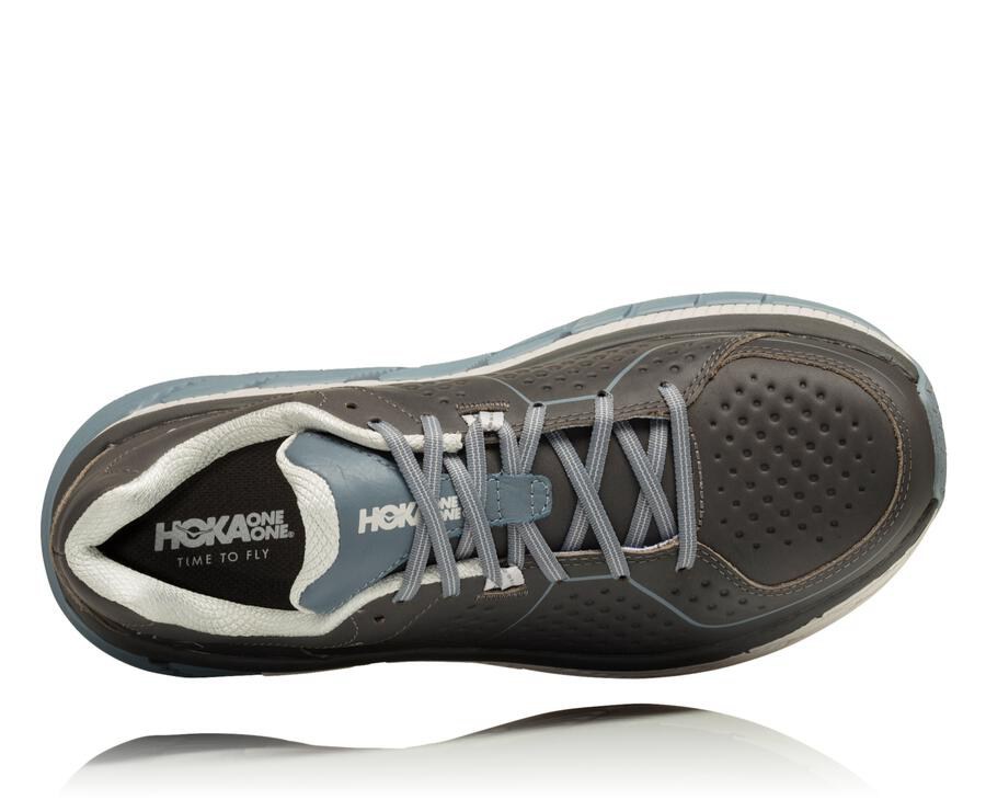 Hoka One One Løbesko Herre - Gaviota Læder - Brune - 635294YQJ